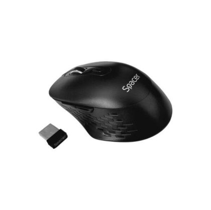 Mouse Spacer wireless, 1600DPI, negru