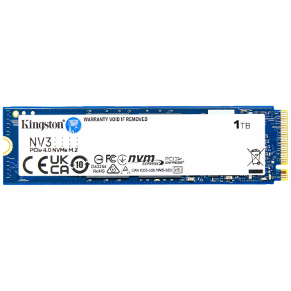 Kingston SSD 1TB NV3 M.2 2280 PCIe 4.0 NVMe SSD , EAN: 740617344790