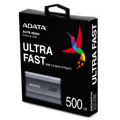 SSD Extern Adata Elite SE880, 500GB, USB