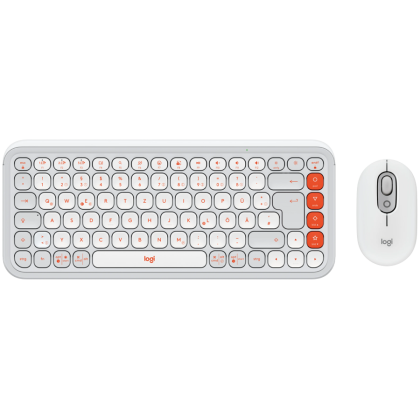 LOGITECH POP ICON COMBO - OFF WHITE - US INT'L - BT  - INTNL-973