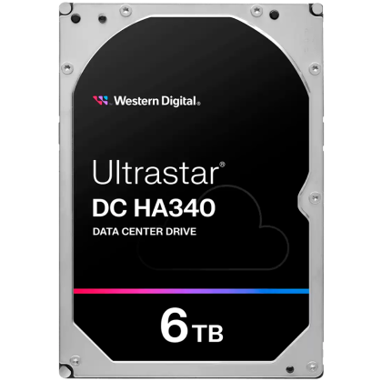 HDD Server WD Ultrastar DC HA340 6TB 512e SE, 3.5’’, 256MB, 7200 RPM, SATA, SKU: 0B47077