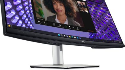 Monitor LED Dell curbat P3424WEB, 34" WQHD (3440x1440), IPS, 300nits, 5ms, 60Hz, culoare black-silver
