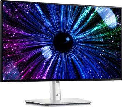 Monitor LED Dell U2424HE, 23.8" FHD (1920x1080), IPS, 250nits, 5ms, 120Hz, culoare silver