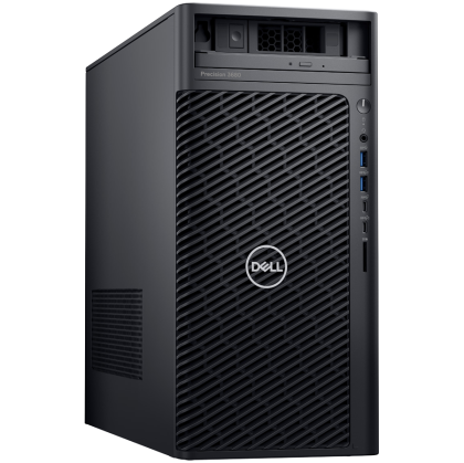 Dell Precision 3680 Tower,Intel Core i7-14700K(33MB,20Cores,28threads,3.4GHz/5.6GHz),32GB(2x16)4400MT/s DDR5,1TB(M.2)NVMe PCIe SSD,2TB(3.5)HDD 7200rpm,RTX 2000 Ada/16GB,noWi-Fi,Dell Mouse-MS116,Dell Keyboard-KB216,Win11Pro,3Yr NBD