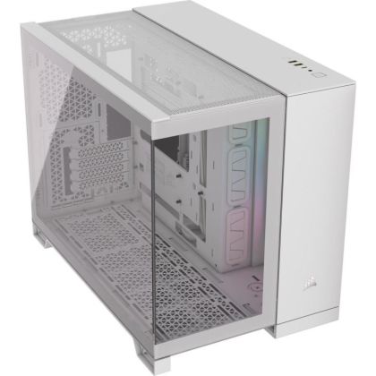 CR Case iCUE 2500X RGB Micro ATX White