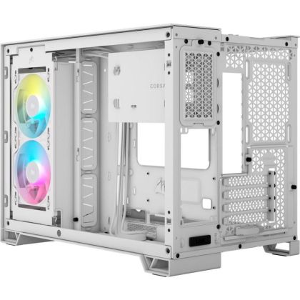 CR Case iCUE 2500X RGB Micro ATX White