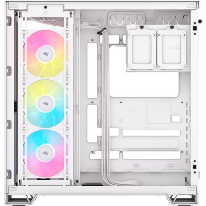 CR Case iCUE L 6500X RGB Mid-Tower White