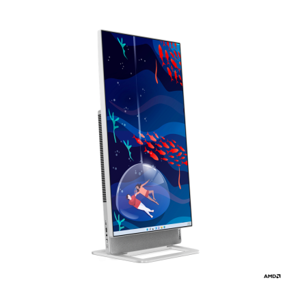 PC all-in-one Lenovo Yoga AIO 7 27APH8, Procesor AMD Ryzen 7 8845HS up to 5.10GHz, 27" FHD (1920x1080) IPS anti-glare 250 nits, RAM 16GB(1x16GB)6400 LPDDR5x, 1TB SSD M.2 PCIe NVMe, AMD Radeon 780M, culoare Cloud Grey, Windows 11