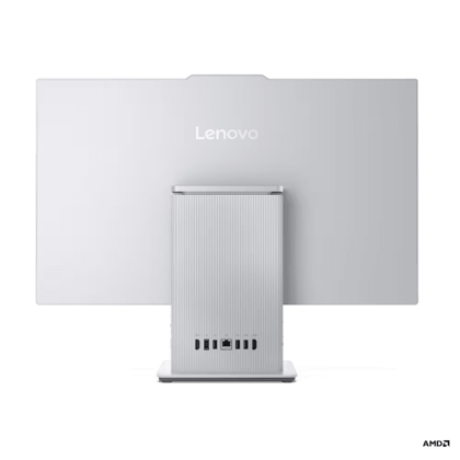 PC all-in-one Lenovo IdeaCentre AIO 27ARR9, Procesor AMD Ryzen 7 7735HS up to 4.75GHz, 27" FHD (1920x1080) IPS anti-glare 300 nits, RAM 16GB (2x 8GB) 4800 DDR5, 512GB SSD M.2 PCIe NVMe, AMD Radeon™ 680M Graphics, culoare Cloud Grey, No OS