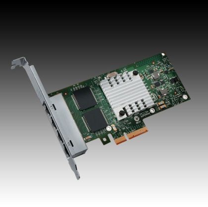 Network Card INTEL Ethernet I340 (PCI Express, 10/100/1000Base-T, 1000Mbps, Gigabit Ethernet, 4 ports) Bulk
