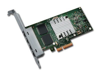 Network Card INTEL Ethernet I340 (PCI Express, 10/100/1000Base-T, 1000Mbps, Gigabit Ethernet, 4 ports) Bulk