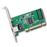 TP-LINK 32-bit Gigabit PCI Network Adapter, RealTek RTL8169SC, 10/100/1000Mbps Auto-Negotiation RJ45 port, Auto MDI/MDX
