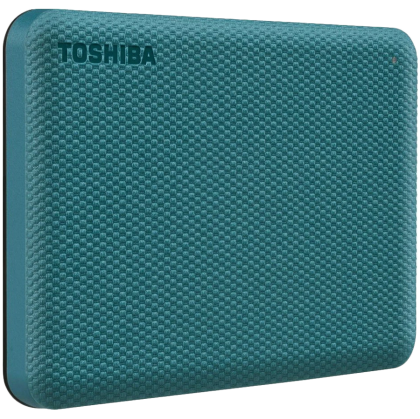 HDD Extern TOSHIBA CANVIO Advance 1TB, 2.5", USB 3.2 Gen1 (5Gbit/s), Backup and Security software, Textured Green, 149g