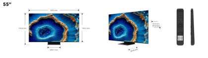 Mini LED TV 4K 55''(139cm) TCL 55C805