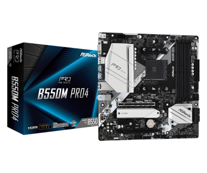 MB ASROCK B550M PRO4 AM4