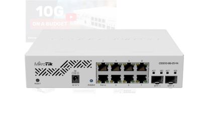 MIKROTIK 8G 2 SFP POE SWITCH  INDOOR