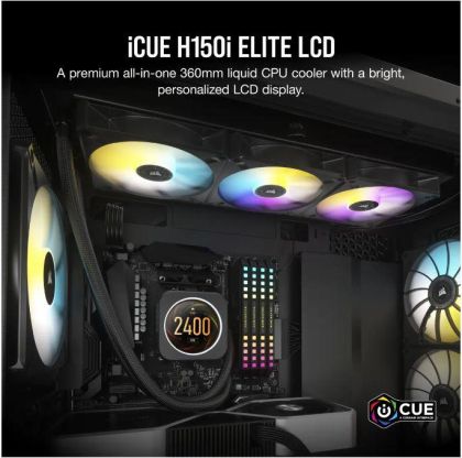 CPU Cooler iCUE H150i ELITE LCD Display