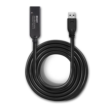Cablu Lindy 10m USB 3.0 Act. Ext. A to C