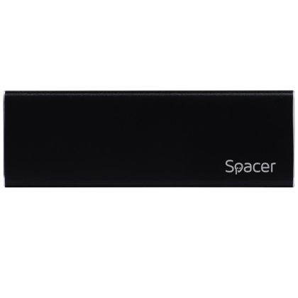 Rack extern Spacer SSD M.2 USB-C negru