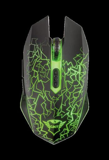 Mouse Trust GXT 107 Izza 2000 DPI, negru