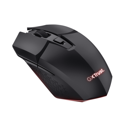 Mouse Trust GXT110W FELOX 4800 DPI, negr