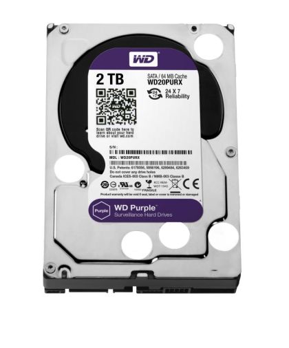 WD HDD3.5 2TB SATA WD20PURX