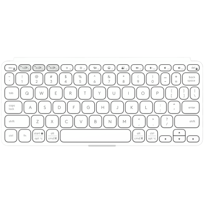 LOGITECH Keys-To-Go 2 - PALE GREY - US INT'L - BT - INTNL-948 - UNIVERSAL