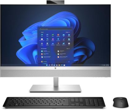PC all-in-one HP EliteOne 870 G9, Procesor 14th Generation Intel Core i7 14700 up to 5.4GHz, 27" QHD (2560x1440) IPS anti-glare 250 nits, touch, ram 16GB (1x16GB) 4800MHz DDR5, 1TB SSD M.2 PCIe NVMe, Intel UHD Graphics, culoare Silver, Windows11 Pro