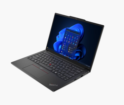Laptop Lenovo ThinkPad E14 Gen 6 (AMD), Procesor AMD Ryzen 7 7735HS up to 4.75GHz, 14" WUXGA (1920x1200) IPS 300nits anti-glare, ram 32GB (2x16GB) 4800MHz DDR5, 1TB SSD M.2 PCIe NVMe, AMD Radeon 680M Graphics, culoare black, Windows11 Pro