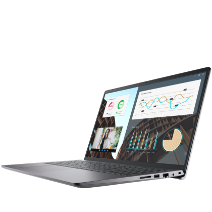 Laptop Dell Vostro 3530, Procesor Gen 13th Intel Core i7-1355U up to 5.0GHz, 15.6 inch FHD (1920x1080) IPS Anti-Glare 120Hz, RAM 16GB (2x8GB) DDR4 2666MHz, 512GB SSD M.2 PCIe NVMe, Intel Iris Xe Graphics, culoare Carbon Black Carbon, Linux