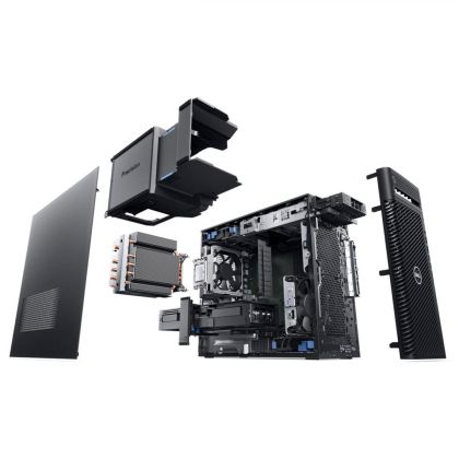 Desktop PC Dell Precision 3680 Tower, Procesor 14ᵗʰ Gen Intel Core i9-14900K up to 6.0 GHz, RAM 64GB (2x32GB) DDR5, 4TB SSD M.2 PCIe NVMe, NVIDIA RTX 4500 Ada 24GB, Windows 11 Pro