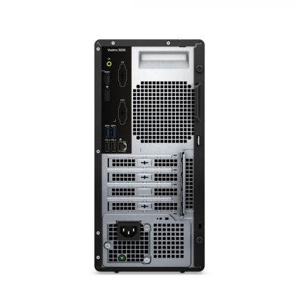Desktop PC Dell Vostro 3030 MT, Procesor 14ᵗʰ Gen Intel Core i3-14100 up to 4.7GHz, RAM 16GB DDR5 (2x8GB) 4800 MHz, SSD 512GB, Intel UHD Graphics 730, culoare Negru, Windows 11 Pro