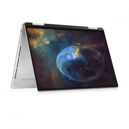 Laptop Dell XPS 9310 2in1, Procesor Intel(R) Core(TM) i7-1165G7 up to 4.70 GHz, 13.4” UHD (3840x2400) WLED Touch Display, RAM  16Gb 4267 MHz LPDDR4, 512GB SSD M.2  PCIe NVMe, Intel(R) Iris Xe Graphics, culoare Platinum Silver, Windows 10 Pro 64bit