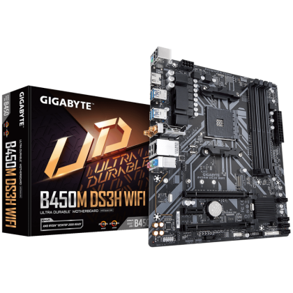 MB Gigabyte AMD B450M DS3H WIFI
