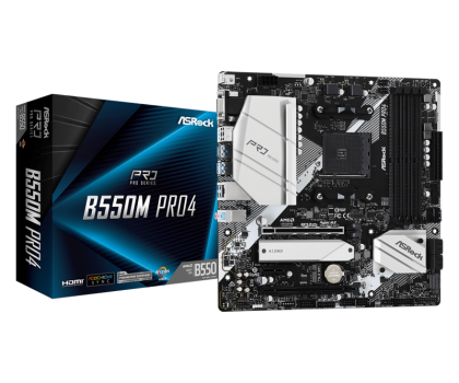 MB ASROCK B550M PRO4 AM4