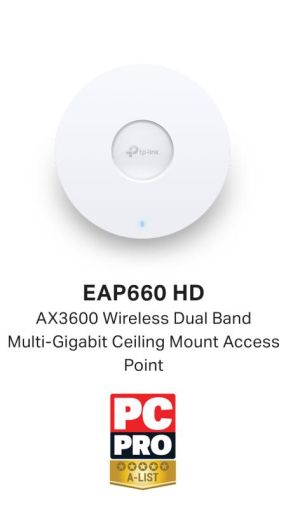 TPLINK AP DUAL-B CEILING MOUNT EAP660 HD
