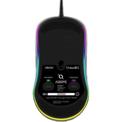 Mouse AQIRYS Orion, cu fir, negru