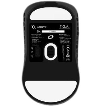 Mouse AQIRYS TGA, wireless, negru