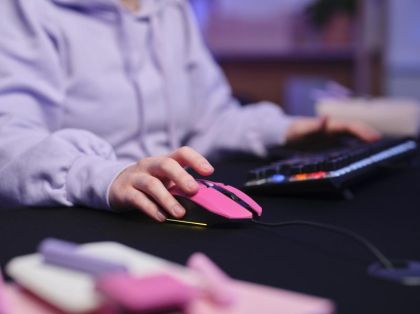 Mouse Trust GXT109P FELOX 6400 DPI, roz