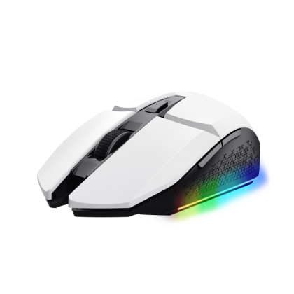 Mouse Trust GXT110W FELOX 4800 DPI, alb