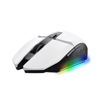 Mouse Trust GXT110W FELOX 4800 DPI, alb