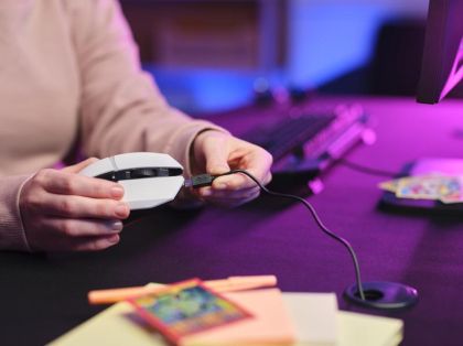 Mouse Trust GXT110W FELOX 4800 DPI, alb