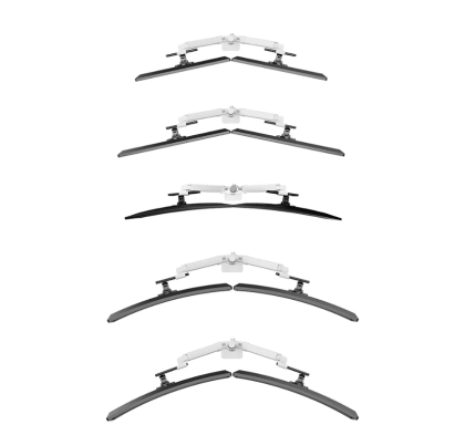 Brat dublu mon. birou NM 24"-34" alb