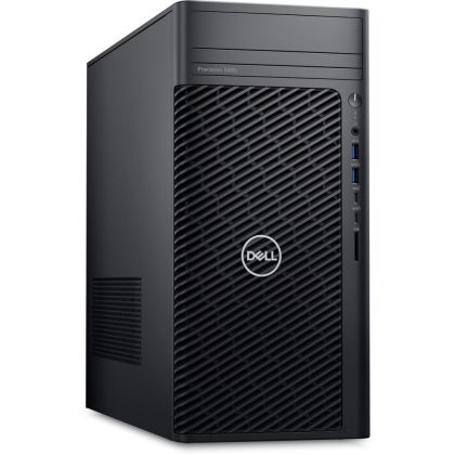 Desktop PC Dell Precision 3680 Tower, Procesor 14ᵗʰ Gen Intel Core i7-14700 până la 5.4GHz, RAM 32GB (2x16GB) DDR5 4400MHz, 1TB SSD M.2 PCIe, NVIDIA T1000 8GB, Windows 11 Pro