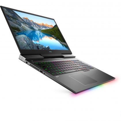 Laptop Dell Inspiron Gaming 7700 G7, Procesor Intel Core i7-10750H up to 5.0 GHz,17.3" FHD(1920x1080) 300 nits 144Hz, ram 16GB(2x8GB) 2933MHz DDR4, 512GB SSD M.2 PCIe NVMe, NVIDIA GeForce RTX 2070 8GB GDDR6, culoare Black, Windows10 Home
