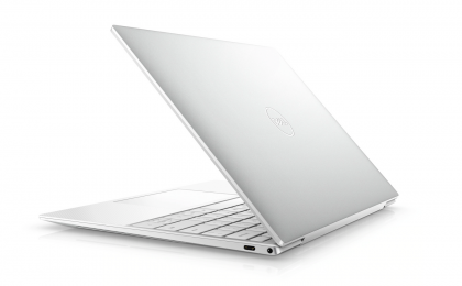 Laptop Dell XPS 9310, Procesor 11th Generation Intel(R) Core(TM) i7-1165G7 up to 4.70 GHz, 13.4” UHD (3840x2400) WVA Touch Anti-glare, ram 16GB 4267MHz LPDDR4, 1TB SSD M.2 PCIe NVMe, Intel(R) Iris Xe Graphics, culoare Silver, Windows 10 Pro