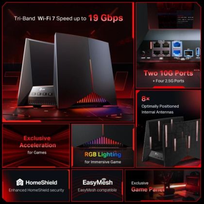 TP-LINK ROUTER ARCHER GB TRI-BAND GE800