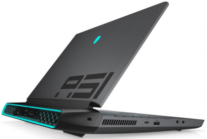 Laptop Dell Alienware Area 51M, Procesor Intel Core i7-9700K up to 4.9GHz,17.3"FHD(1920 x 1080)IPS anti-glare,ram 64GB (4x16GB) 2400MHz DDR4, 2TB(2x 1TB SSD M.2 PCIe NVMe),NVidia GeForce RTX 2080 8GB GDDR6,culoare Black,Windous10 Pro