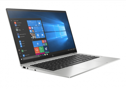 Laptop HP EliteBook x360 1030 G7, Procesor 10th Generation Intel Core i5-10210U up to 4.20GHz, 13.3" FHD(1920x1080) Touchscreen Corning® Gorilla® Glass 5, ram 16GB 2933MHZ LPDDR4, 256GB SSD M.2 PCIe NVMe, Intel® UHD Graphics, culoare Silver, Windows10 Pro