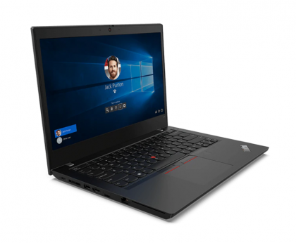 Laptop Lenovo ThinkPad L14 Gen 1 (AMD), Procesor AMD Ryzen™ 5 4500U up to 4.0GHz, 14" FHD (1920x1080) IPS 250nits anti-glare, ram 8GB 3200MHz DDR4, 256GB SSD M.2 2280 PCIe NVMe, AMD Radeon™ Graphics, culoare Black, Windows 10 Pro